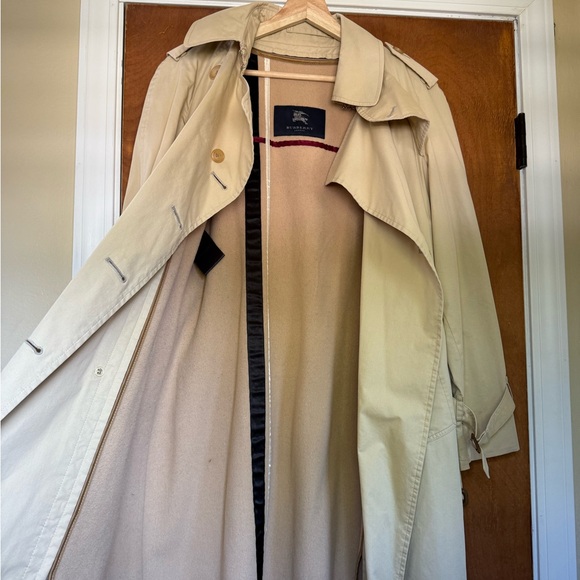 Burberry Tan Double-Breasted Trench Coat - Picture 7 of 16
